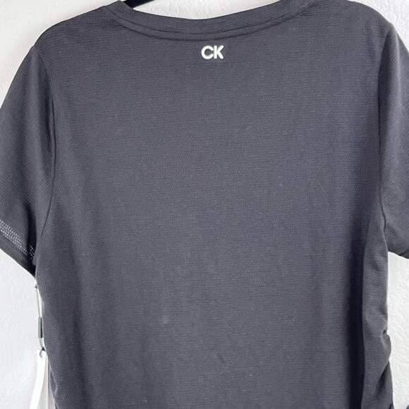 Calvin Klein Performance Bundle of 2 Black Side Tie Activewear Tops Plus 1X NWT - Picture 8 of 16